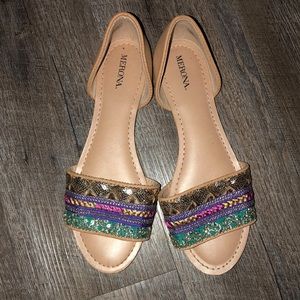 NWOT Target Moroccan sandals